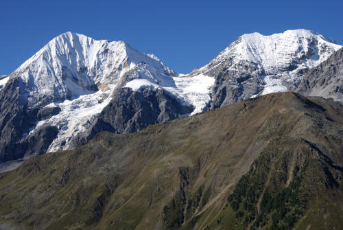 Königsspitze und Monte Zebru / Südtirol